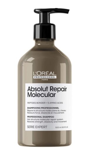 Shampoo capelli danneggiati Absolut Repair Molecular Serie Expert 500ml L'Oreal