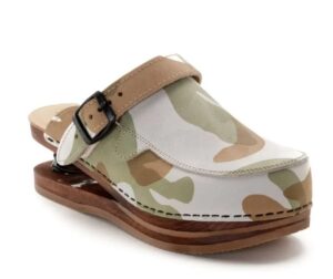 Zoccolo Chiuso Liscio Con Laccio Appoggio Su Pelle Militare - Baldo/N. 40