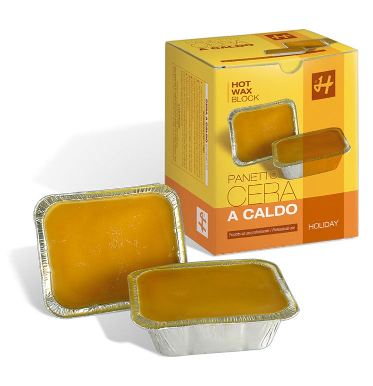 Cera A Caldo In Panetto Gialla 2x500 Ml - Holiday