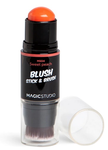 Blush in stick con pennello applicatore Magicstudio/MS04 Sweet Peach