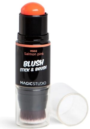 Blush in stick con pennello applicatore Magicstudio/MS02 Salmon Pink