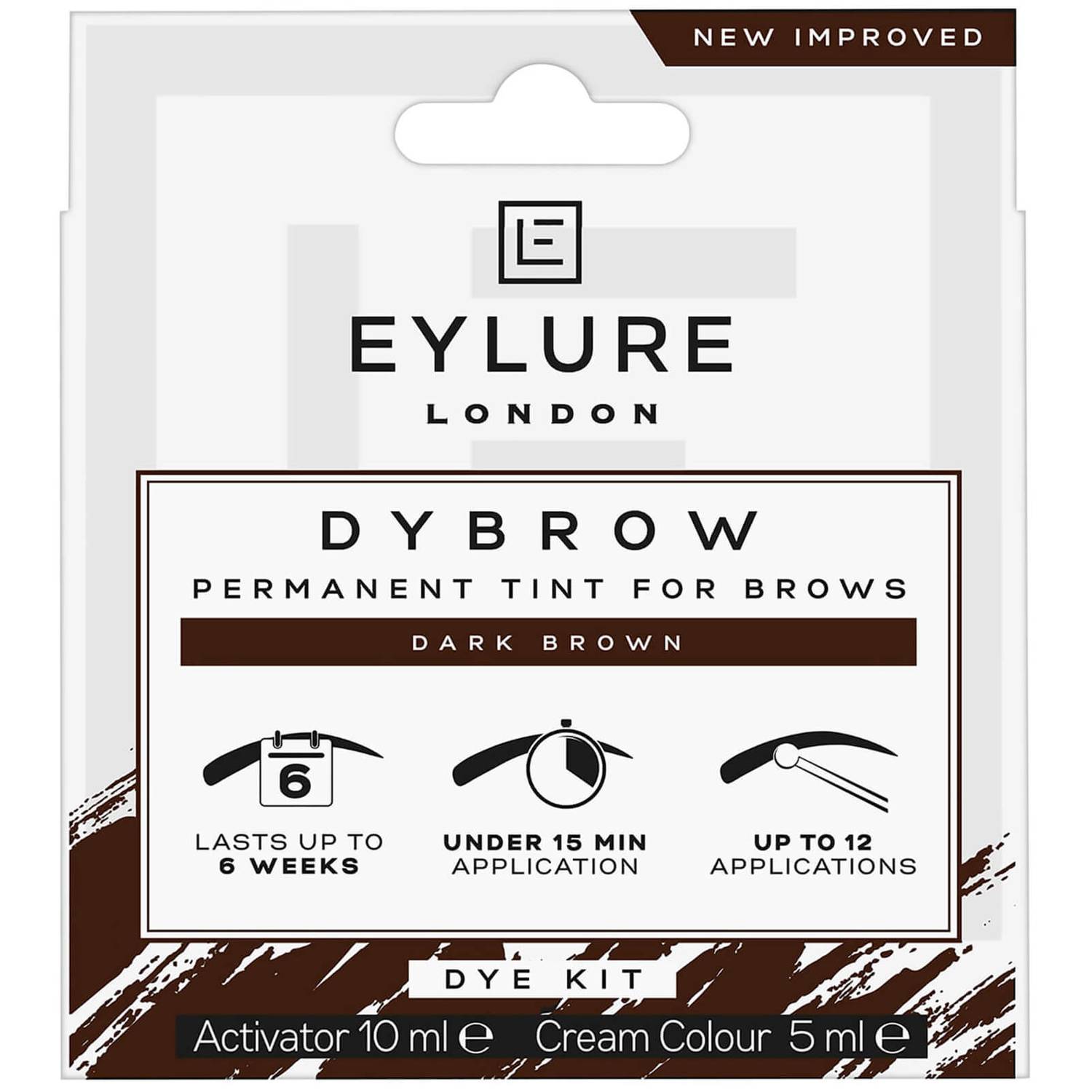 Colorazione Permanente Per Sopracciglia Dybrow Dark Brown 5ml- Eylure