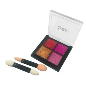 Palette con 4 pigmenti compatti effetto specchio per unghie - Estosa/7648 Poker