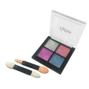 Palette con 4 pigmenti compatti effetto specchio per unghie - Estosa/7647 Unicor