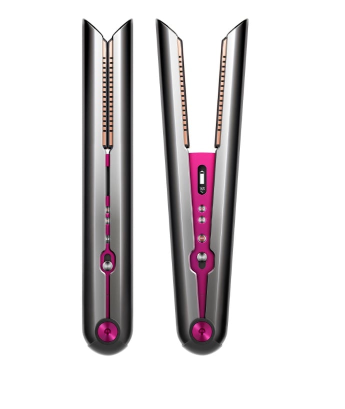 Piastra dyson corrale nero nickel-fucsia consumer + bag
