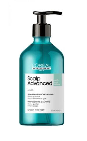 Shampoo Dermo Purifier Scalp Advance Anti Gras Oilness Serie Expert 500ml L' Ore