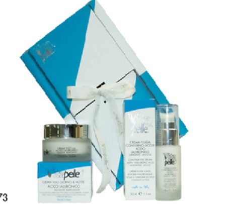Cofanetto Viso Acido Ialuronico Crema Viso e Crema Contorno Occhi Vitapelle