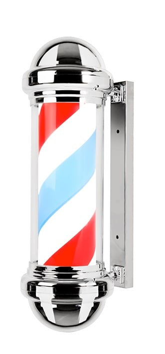 Insegna Luminosa E Rotante Barber Pole - Labor