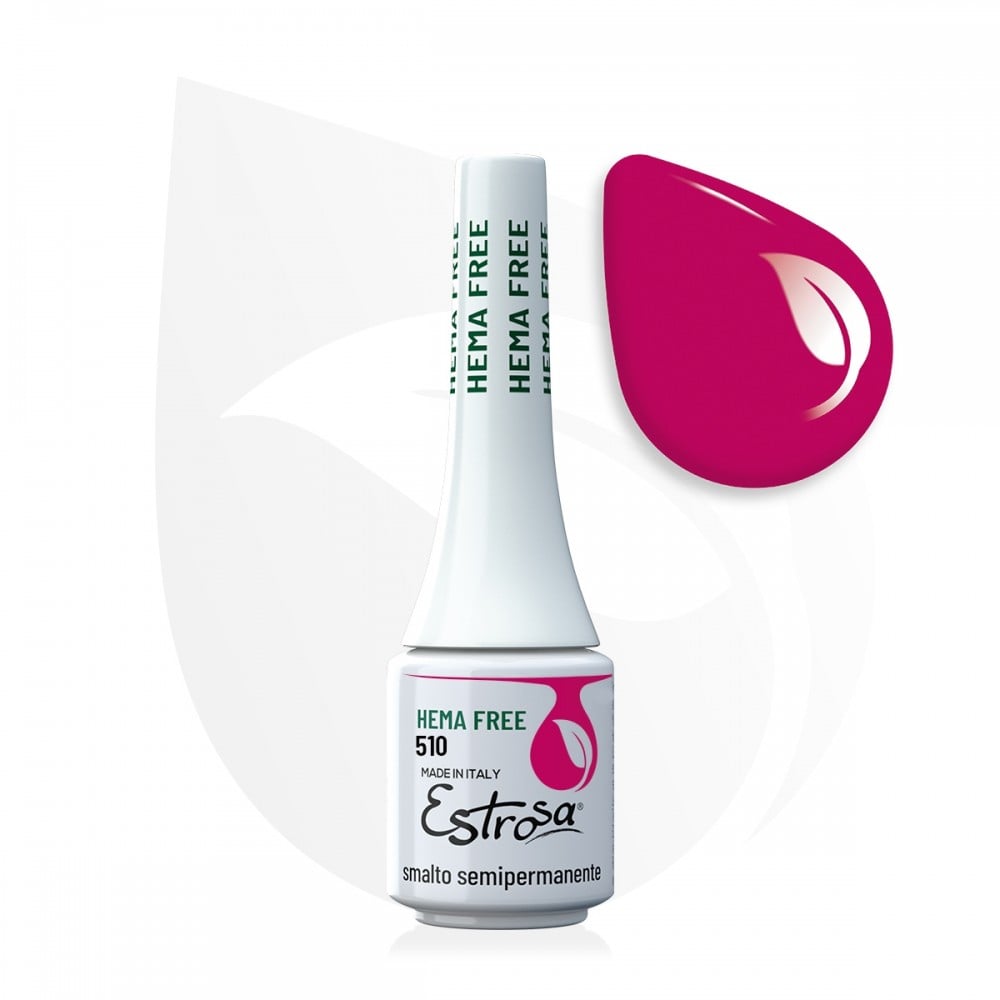 Smalto Semipermanente ipoallergenico Gel Mini Hema free 7ml Estrosa/H510FU