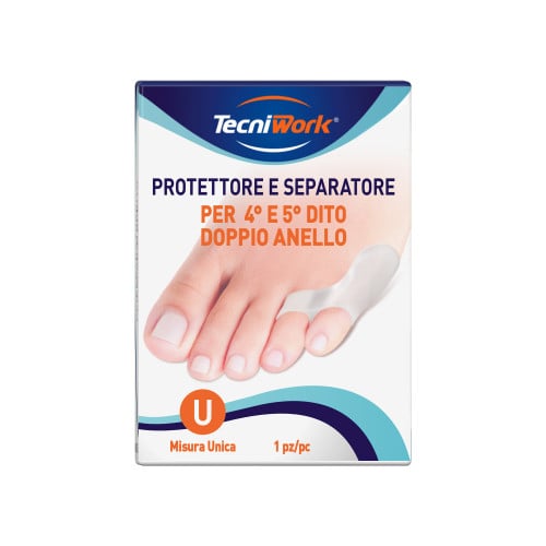 Protettore E Separatore Per 4 E 5 Dito Doppio Anello 1pz Tecniwork
