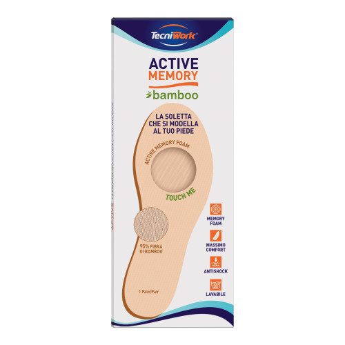 Soletta active memory bamboo 1 paio - Tecniwork/39
