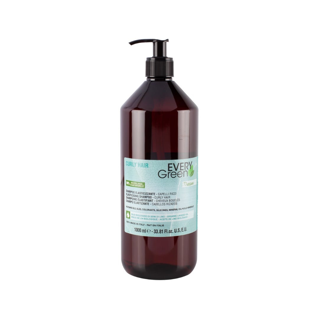 Shampoo Elasticizzante Per Capelli Ricci 1000 Ml Curly - Everygreen