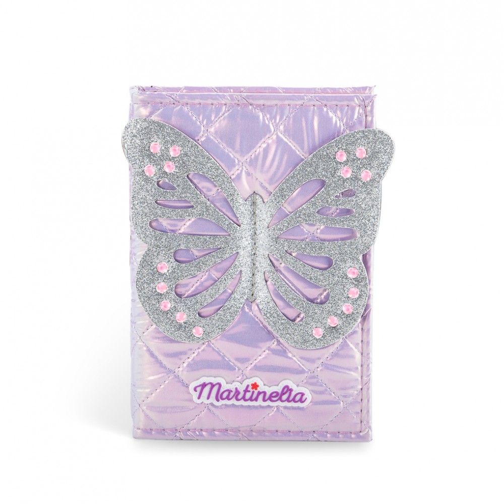 Trousse bimba a libro shimmer wings con farfalla Martinelia