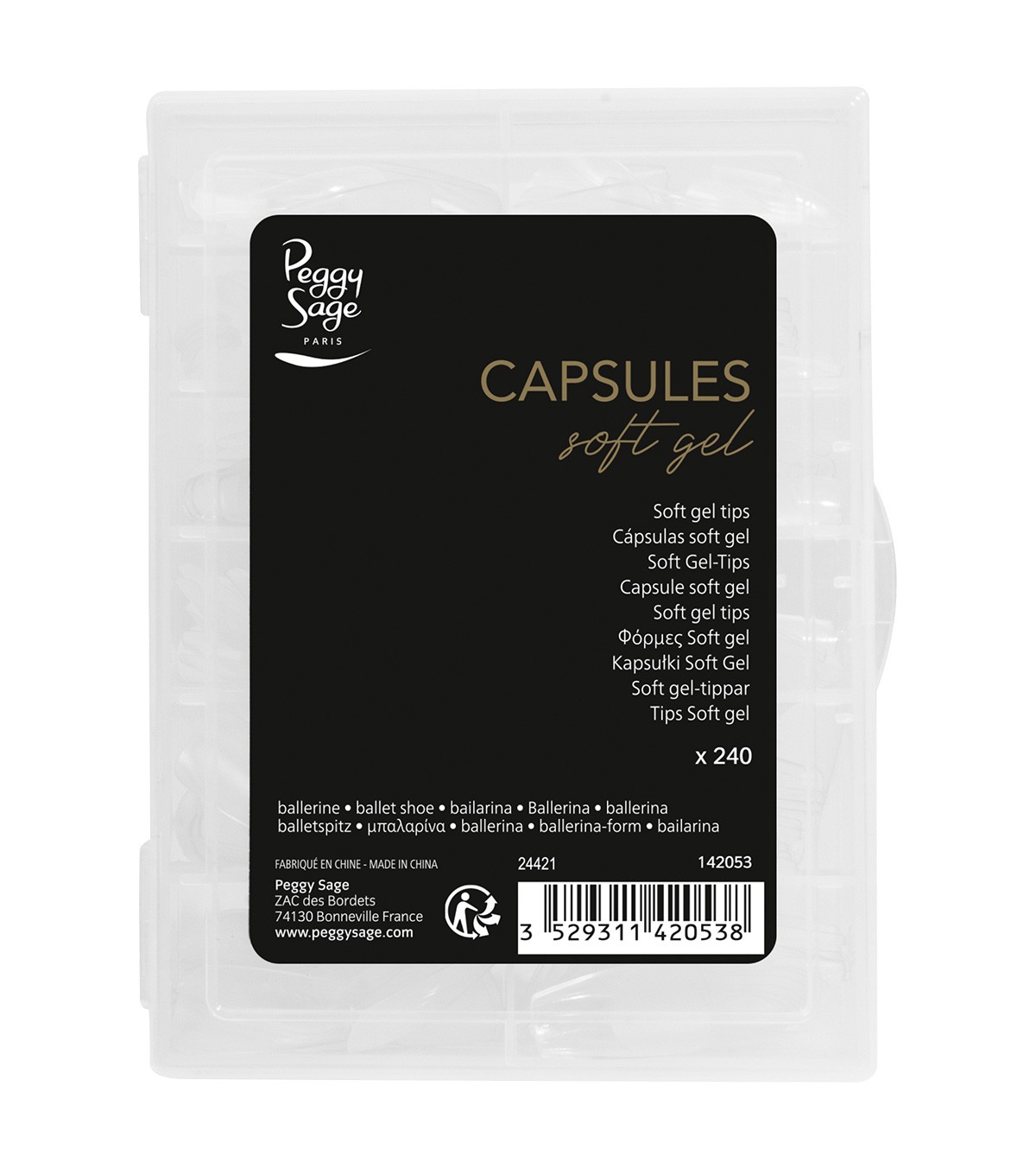 Capsule In Soft Gel 240 Pezzi - Peggy Sage/Ballerine