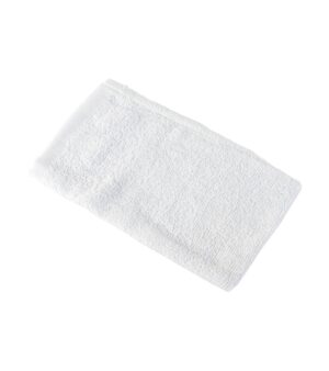Manopola Da Bagno Cotone Bianco 16x22cm - Peggy Sage