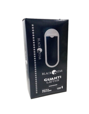 Guanti Lattice Senza Polvere Bianchi 100pz Black Star