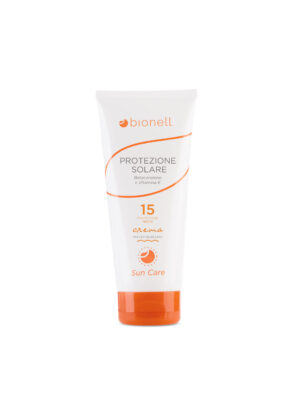 Crema Protezione Solare Betacarotene e Vitamina E SPF 15 200 ml - Bionell