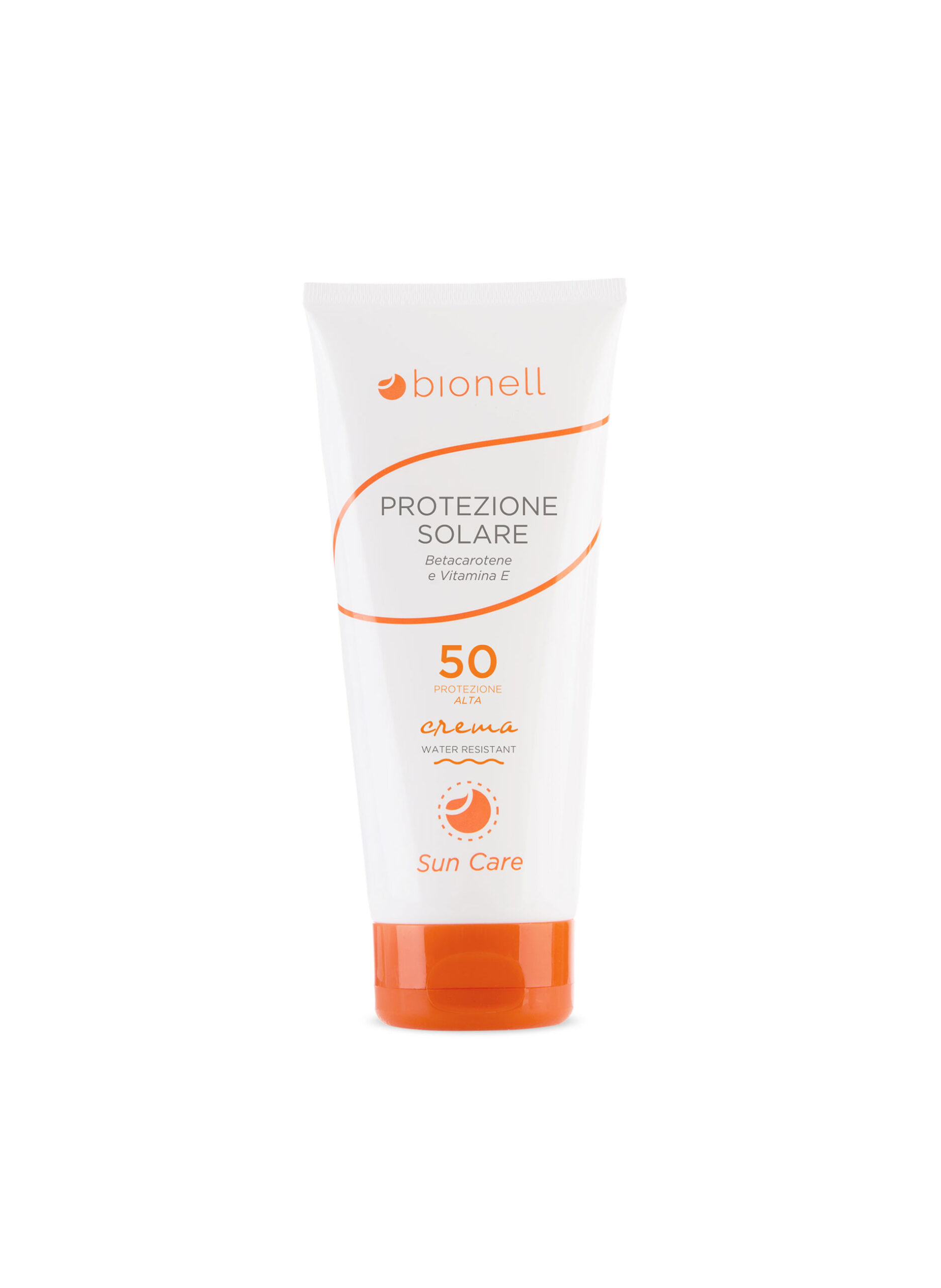 Crema Protezione Solare Betacarotene e Vitamina E SPF 50 200 ml - Bionell