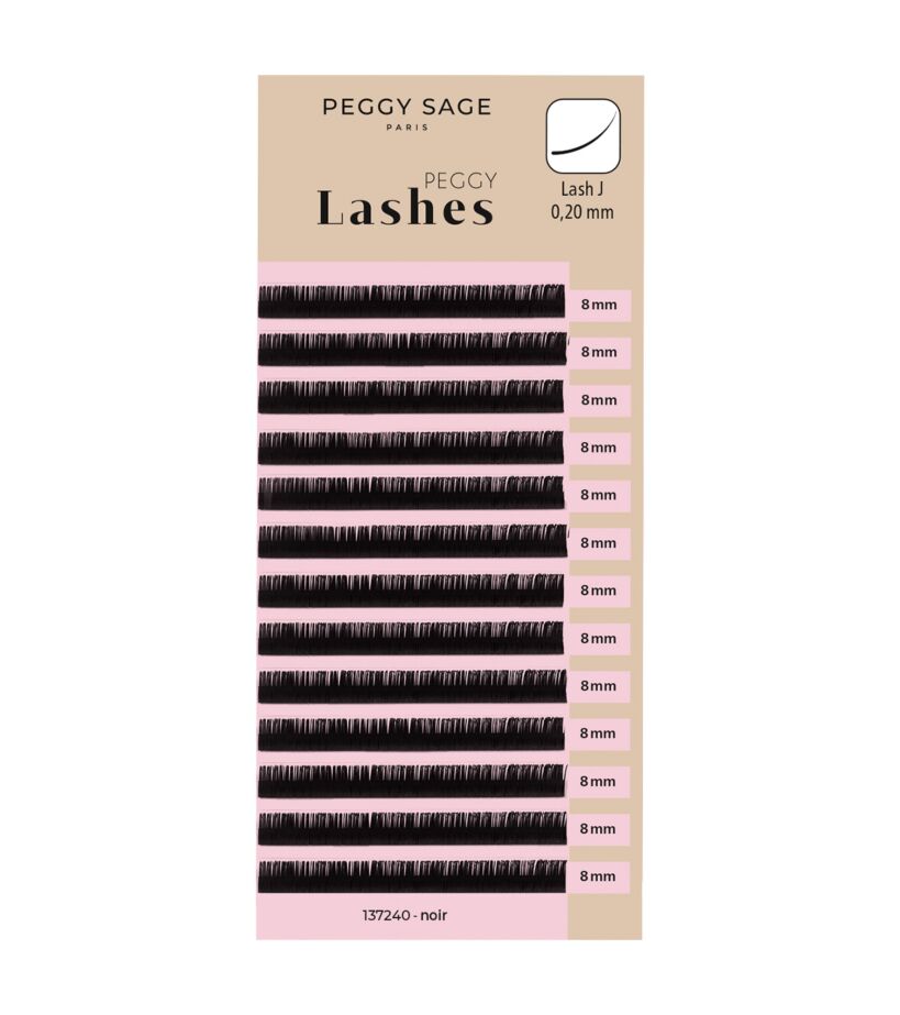 Extension Ciglia One To One Divers - Peggy Sage/Curva J 0.20 mm mis 9