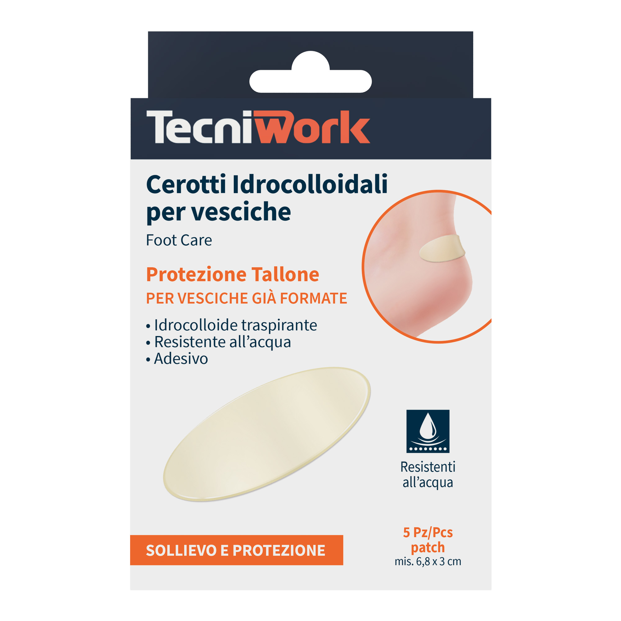 Cerotti Idrocolloidali Per Veschiche 5pz Tecniwork