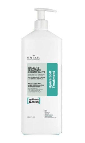 Balsamo idratante e districante Hydra Soft Treatment 1000 Ml - Brelil