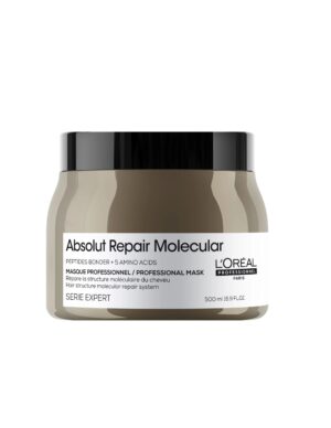 Maschera per capelli danneggiati Absolut Repair Molecular 500ml L'oreal