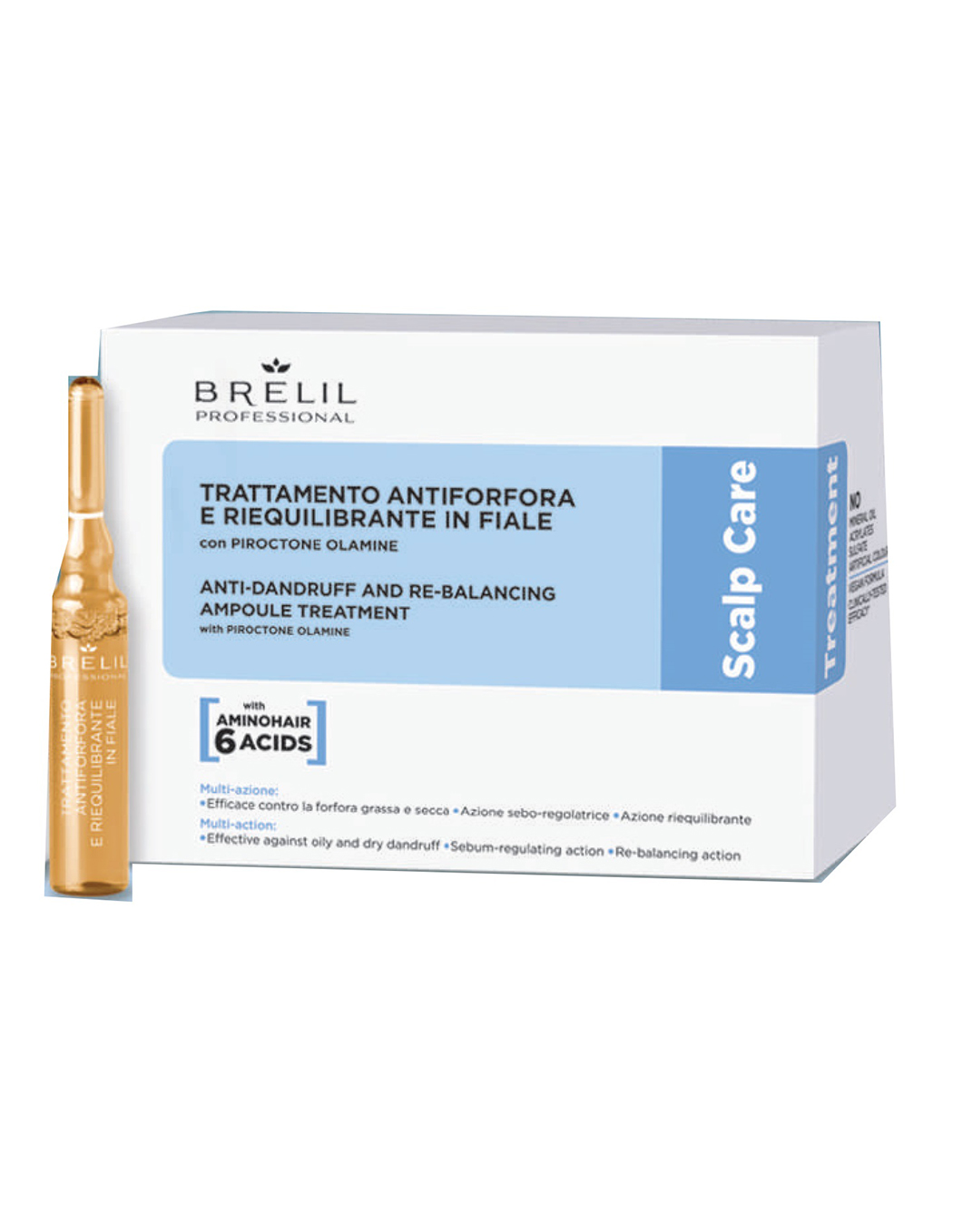 Trattamento antiforfora e riequilibrante 10x7ml Scalp care treatment - Brelil