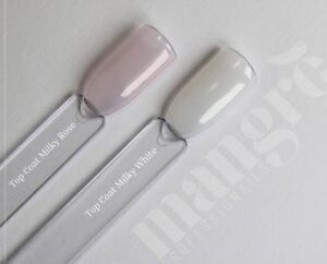 Smalto Semipermanente Top Coat Milky White 8ml - Mangrè