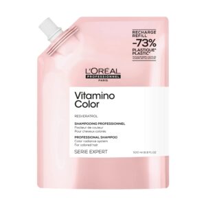 Shampoo ricarica per capelli colorati Vitamino Color Serie Expert 500ml L'Oreal