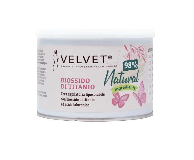 Cera Liposolubile Velvet 98% naturale biossido di titanio 400ml - Cpm