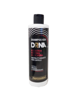 Shampoo KBA ristrutturante per capelli Keratina, Biotina, Aloe vera 300 ml Drna