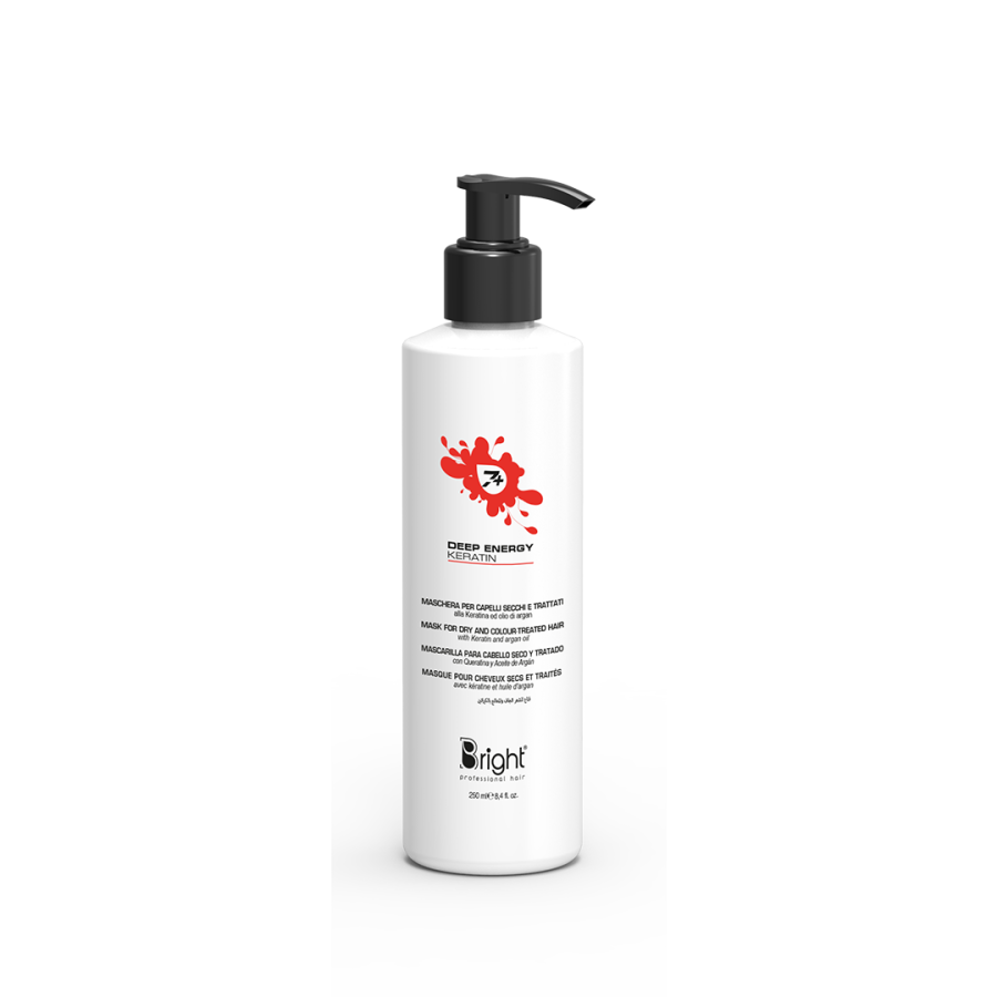 Maschera per capelli secchi e trattati Deep Energy Keratin 250 ml - Lbright