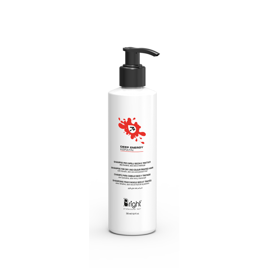 Shampoo per capelli secchi e trattati Deep Energy Keratin 250 ml - Lbright