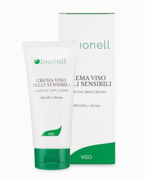 Crema Viso Pelli Sensibili Mirtillo e Avena 50ml - Bionell