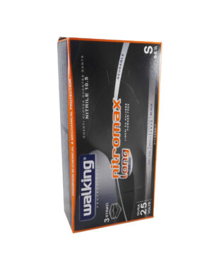 Guanti neri lunghi Nitromax long Walking 50pz Axima