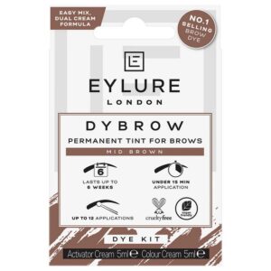 Colorazione Permanente Per Sopracciglia Dybrow Mid Brown 5ml- Eylure