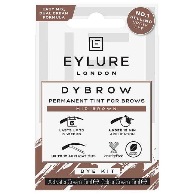 Colorazione Permanente Per Sopracciglia Dybrow Mid Brown 5ml- Eylure