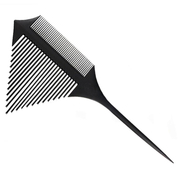 Pettine triangolare, doppia fascia, per colorazioni - Xanitalia