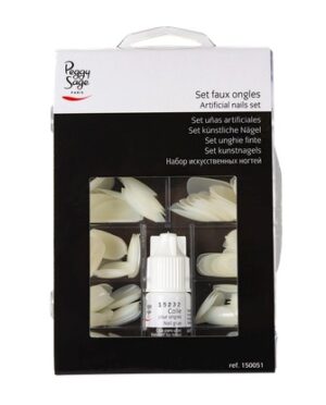 Set Unghie Finte 200pz Con Colla - Peggy Sage