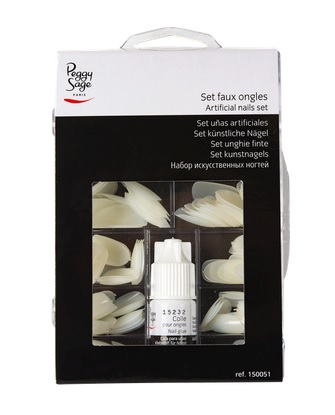 Set Unghie Finte 200pz Con Colla - Peggy Sage