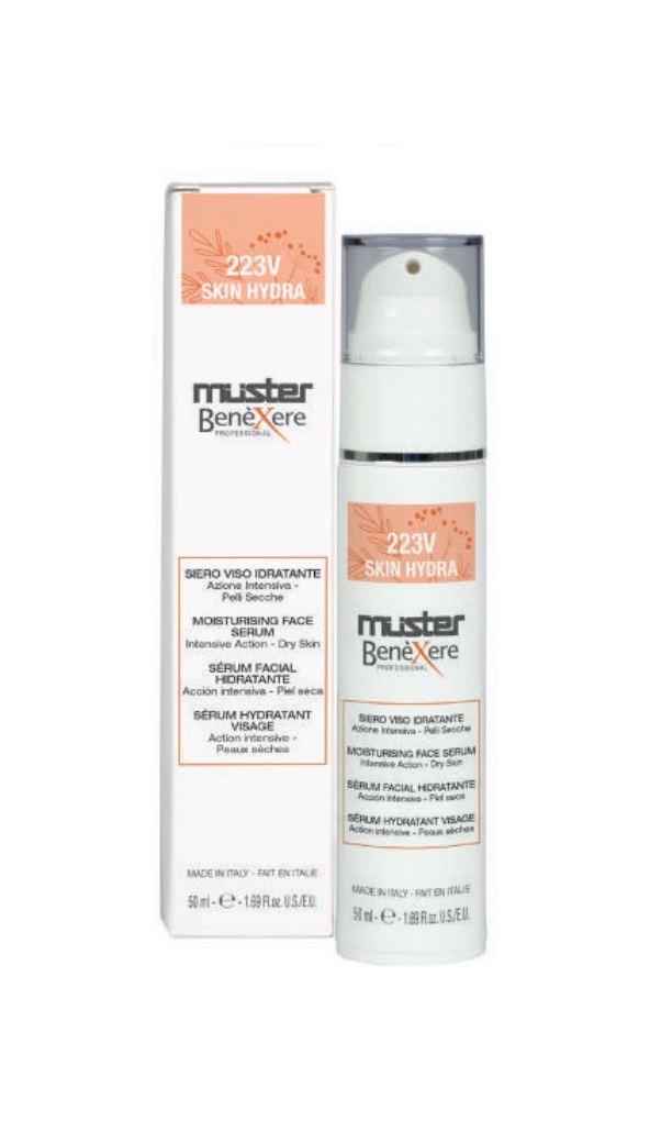 Siero viso idratante azione intensiva pelli secche 223v 50ml Benexere