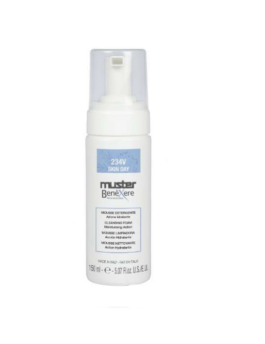 Mousse detergente azione idratante 234v 150ml Benexere