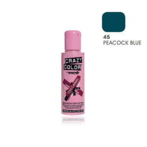 Crema Colorante Semipermanente Crazy Color 100ml/45 Peacock blue