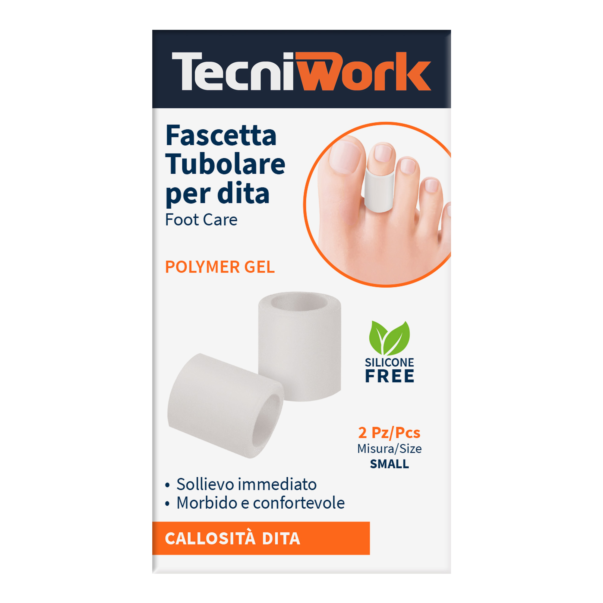 Fascetta Tubolare Dita Medium 2 Pezzi- Tecniwork