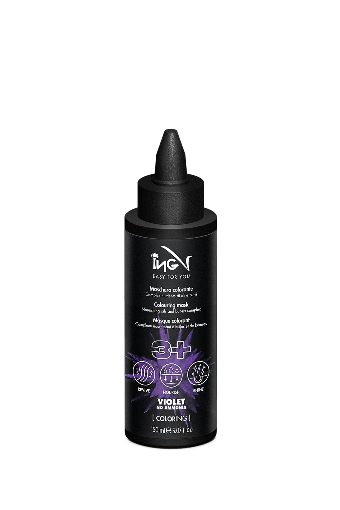 Maschera colorante 3+ 150ml - Beautynova Spa/Violet