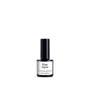 Smalto Semipermanente Fiber Base 7ml La Jolie/ Bianco Glitter