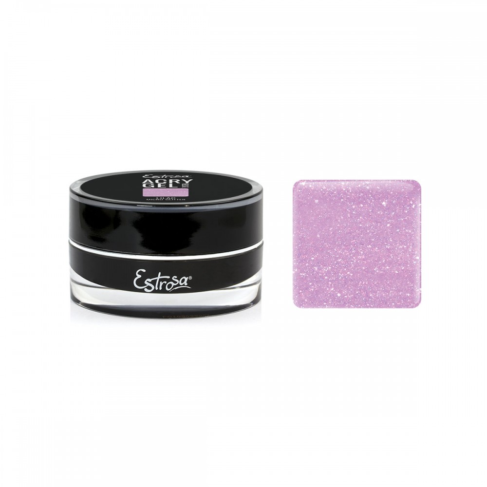 Costruttore Acrygel System 15ml - Estrosa/ 7244 Lilac micro glitter