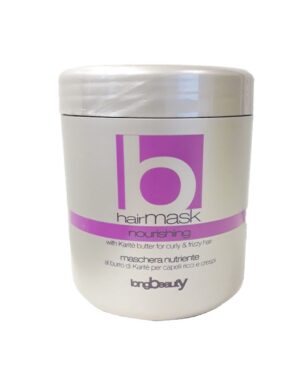 Maschera nutriente per capelli ricci e crespi al burro di karite 1lt - Edelstein