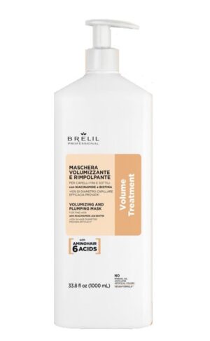 Maschera volumizzante e rimpolpante Volume Treatment 1000 Ml - Brelil