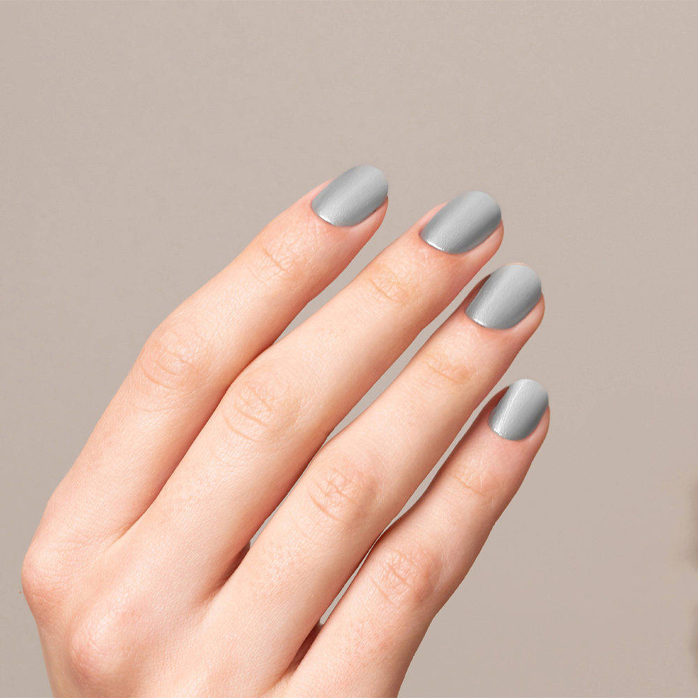 Smalto Semipermanente Gel Elegant Nail Color Mnp 8ml Mesauda/814 Silver - immagine 2